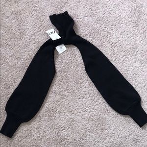 Zara turtleneck sleeve scarf